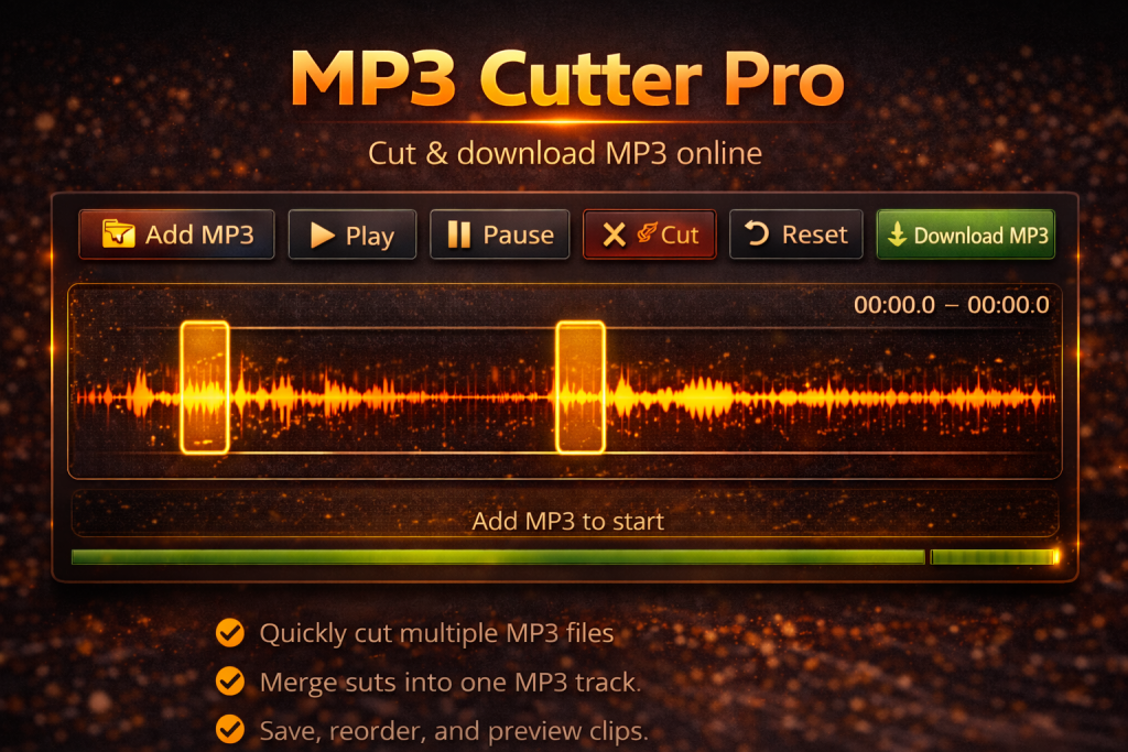 MP3 Cutter Pro Online