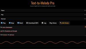 Text-to-Melody Pro