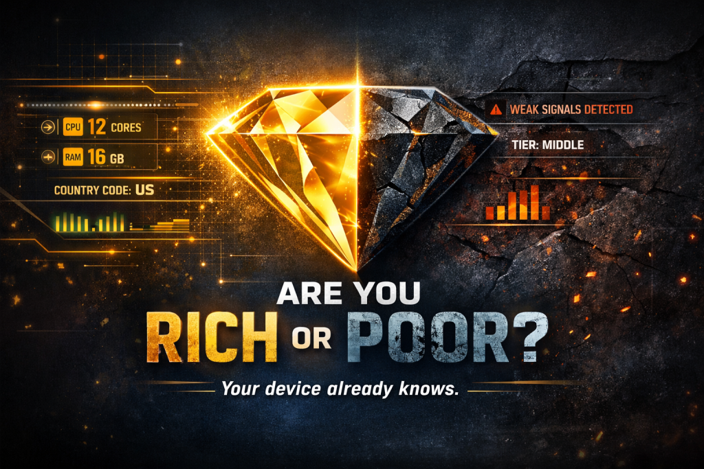 CHECK IF YOU’RE RICH OR POOR