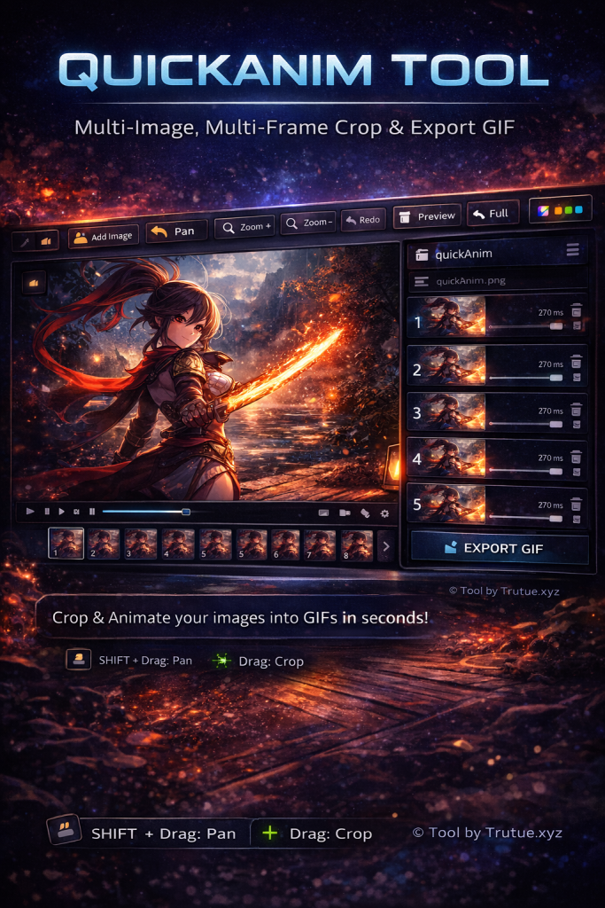 QuickAnim Tool Online